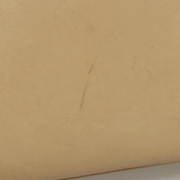 CHANEL COCO Mark Shoulder Bag Lamb Skin Beige Gold CC Auth BA1376