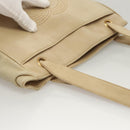 CHANEL COCO Mark Shoulder Bag Lamb Skin Beige Gold CC Auth BA1376-7