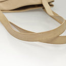 CHANEL COCO Mark Shoulder Bag Lamb Skin Beige Gold CC Auth BA1376-8