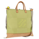 LOUIS VUITTON Damier Geant America Cube Bag Canvas Yellow M80633 Auth BA13761A-1