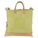 LOUIS VUITTON Damier Geant America Cube Bag Canvas Yellow M80633 Auth BA13761A-2