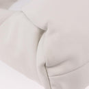 BOTTEGA VENETA Shoulder Bag Leather White Silver Auth BA13763M-15