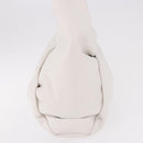 BOTTEGA VENETA Shoulder Bag Leather White Silver Auth BA13763M-4