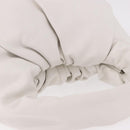 BOTTEGA VENETA Shoulder Bag Leather White Silver Auth BA13763M-6