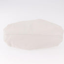 BOTTEGA VENETA Shoulder Bag Leather White Silver Auth BA13763M-5