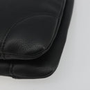 GUCCI Shoulder Bag Leather Black Gold 108964 Auth BA13764V-10