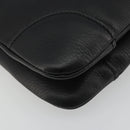 GUCCI Shoulder Bag Leather Black Gold 108964 Auth BA13764V-11