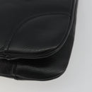 GUCCI Shoulder Bag Leather Black Gold 108964 Auth BA13764V-12