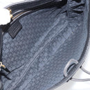 GUCCI Shoulder Bag Leather Black Gold 108964 Auth BA13764V-16