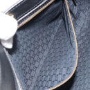 GUCCI Shoulder Bag Leather Black Gold 108964 Auth BA13764V-20