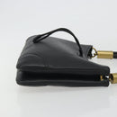 GUCCI Shoulder Bag Leather Black Gold 108964 Auth BA13764V-4