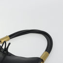 GUCCI Shoulder Bag Leather Black Gold 108964 Auth BA13764V-8