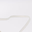 Salvatore Ferragamo Gancini Shoulder Bag Leather White Gold Auth BA13766A-8