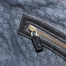 GUCCI Sherry Line Shoulder Bag Canvas Black Gold 106663 Auth BA13768-21