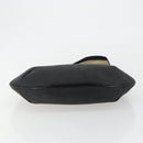 GUCCI Sherry Line Shoulder Bag Canvas Black Gold 106663 Auth BA13768-5