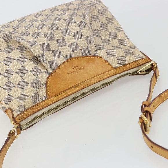 LOUIS VUITTON Damier Azur Siracusa PM Shoulder Bag N41113 LV Auth BA13770