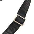 Salvatore Ferragamo Hand Bag Canvas 2way Black Silver Auth BA13771V-9