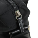 Salvatore Ferragamo Hand Bag Canvas 2way Black Silver Auth BA13771V-23