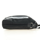 Salvatore Ferragamo Hand Bag Canvas 2way Black Silver Auth BA13771V-4