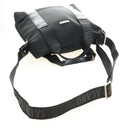 Salvatore Ferragamo Hand Bag Canvas 2way Black Silver Auth BA13771V-8