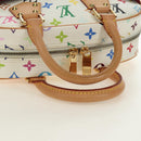 LOUIS VUITTON Monogram Multicolor Trouville Hand Bag White M92663 Auth BA13774V-7