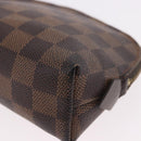 LOUIS VUITTON Damier Ebene Pochette Cosmetic PM Pouch N47516 LV Auth BA13777-16