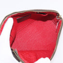 LOUIS VUITTON Damier Ebene Pochette Cosmetic PM Pouch N47516 LV Auth BA13777-9
