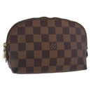 LOUIS VUITTON Damier Ebene Pochette Cosmetic PM Pouch N47516 LV Auth BA13777-1