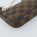 LOUIS VUITTON Damier Ebene Mini Pochette Accessoires Pouch N58009 Auth BA13778A-16