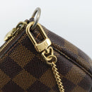 LOUIS VUITTON Damier Ebene Mini Pochette Accessoires Pouch N58009 Auth BA13778A-18