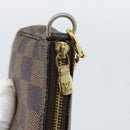 LOUIS VUITTON Damier Ebene Mini Pochette Accessoires Pouch N58009 Auth BA13778A-10
