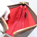 LOUIS VUITTON Damier Ebene Mini Pochette Accessoires Pouch N58009 Auth BA13778A-20