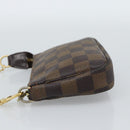 LOUIS VUITTON Damier Ebene Mini Pochette Accessoires Pouch N58009 Auth BA13778A-3