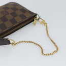 LOUIS VUITTON Damier Ebene Mini Pochette Accessoires Pouch N58009 Auth BA13778A-7