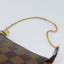LOUIS VUITTON Damier Ebene Mini Pochette Accessoires Pouch N58009 Auth BA13778A-8