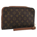 LOUIS VUITTON Monogram Orsay Clutch Bag M51790 LV Auth BA13779-1