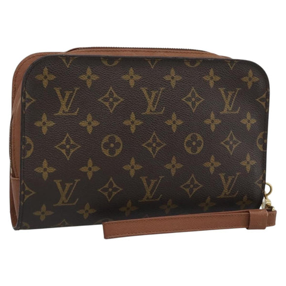 LOUIS VUITTON Monogram Orsay Clutch Bag M51790 LV Auth BA13779