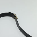 CELINE C Sulky Shoulder Bag Canvas Navy Gold Auth BA1378-14