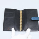 LOUIS VUITTON Epi Agenda PM Day Planner Cover Blue R20055 LV Auth BA13780-8