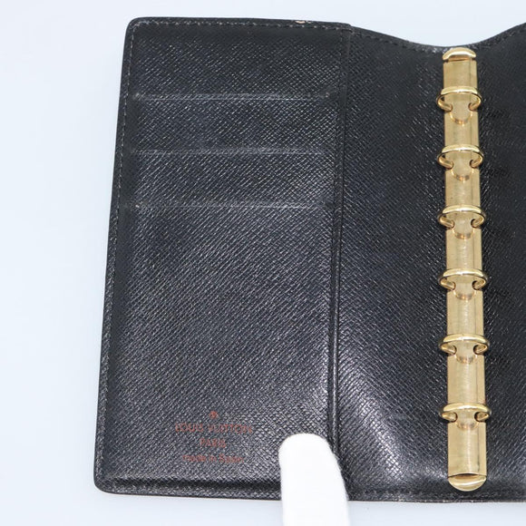 LOUIS VUITTON Epi Agenda PM Day Planner Cover Blue R20055 LV Auth BA13780