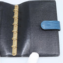 LOUIS VUITTON Epi Agenda PM Day Planner Cover Blue R20055 LV Auth BA13780-19