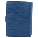 LOUIS VUITTON Epi Agenda PM Day Planner Cover Blue R20055 LV Auth BA13780-2