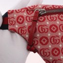 GUCCI Children's Sherry Line Waist bag Canvas Navy Red 502095 Auth BA13781V-8