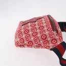 GUCCI Children's Sherry Line Waist bag Canvas Navy Red 502095 Auth BA13781V-3