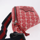 GUCCI Children's Sherry Line Waist bag Canvas Navy Red 502095 Auth BA13781V-4