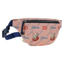 GUCCI GG Supreme Jetsons Collaboration Bag PVC Pink Silver 502095 Auth BA13782V-1
