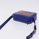 GUCCI NY Dragons Shoulder Bag Leather Blue Orange 773190 Auth BA13783M-6