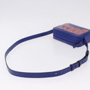 GUCCI NY Dragons Shoulder Bag Leather Blue Orange 773190 Auth BA13783M-7