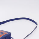 GUCCI NY Dragons Shoulder Bag Leather Blue Orange 773190 Auth BA13783M-8