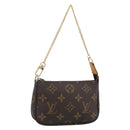LOUIS VUITTON Monogram Mini Pochette Accessoires Pouch N41667 LV Auth BA13784A-1